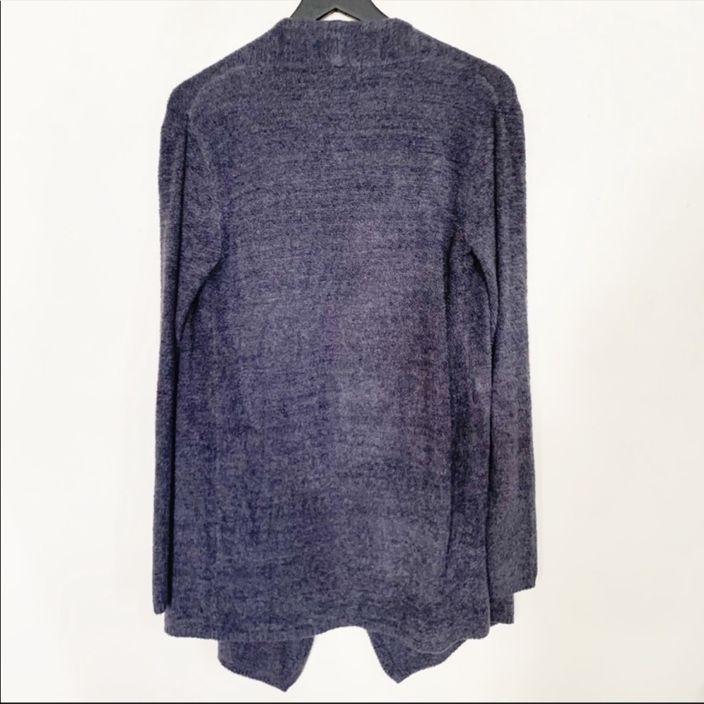 Barefoot Dreams Cozychic Lite Island Wrap Cardigan Pacific Blue Small Medium - Picture 3 of 8